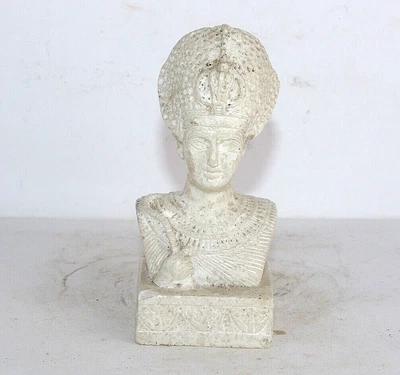 Statua in alabastro testa di re Ramses II Faraonico ANTICO EGIZIO pietra (BS) - Immagine 1 di 4