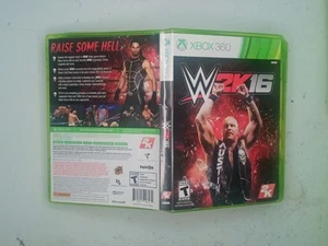 WWE 2K16 Xbox 360 Cover art and Box only - Picture 1 of 1