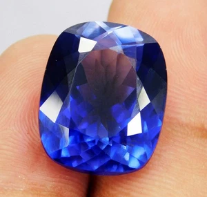 Tanzanite blu 100% naturale di alta qualità 25,25 ct pietra preziosa sfusa non trattata certificata - Foto 1 di 10