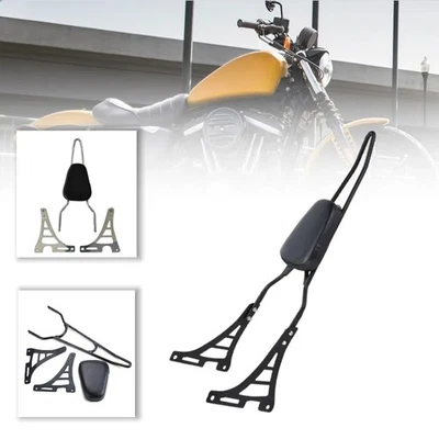 Backrest Sissy Bar Motorcycle Cushion Pad Fits For Harley Street 500 2015-2017 - Image 1 of 4