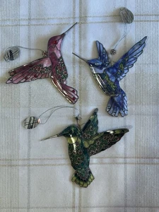 Christmas Bradford Editions Garden Jewels Hummingbird Collection 1st Issue - Picture 1 of 7