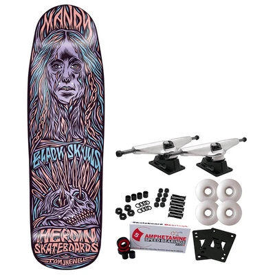 Heroin Skateboard Completo Mandy X Newell 9.25" x 32" Foto 1 de 4