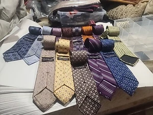 JoS A Bank Signature Collections Lot Of 15 Silk Multicolored Ties - Picture 1 of 9