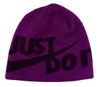 Nike Youth Purple Darker Purple Just Do It Unisex Ski Skull Cap Beanie One Size
