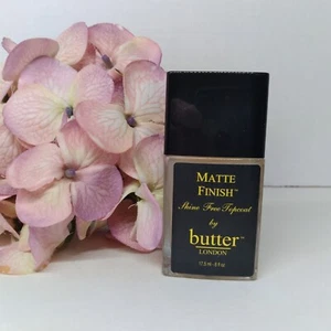 Butter London Nail MATTE Finish Shine Free Topcoat Full Size .6oz NOS Vegan - Picture 1 of 4
