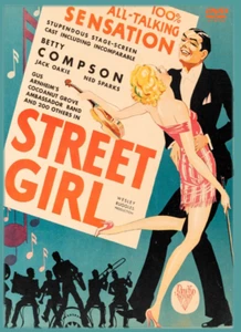 STREET GIRL 1929 DVD Remastered Musical Drama Film Betty Compson Jack Oakie - Imagen 1 de 1