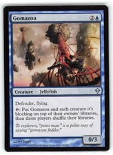 Gomazoa *PLAYSET* Magic MtG x4 Zendikar SP