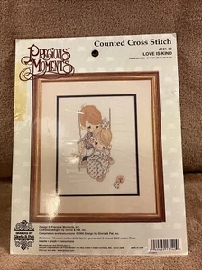 Precious Moments Counted Cross Stitch Kit - Love is Kind (#131-40) - 1995 New  - Picture 1 of 4