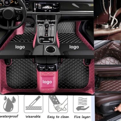 Alfombrillas de coche aptas para Infiniti G37 G35 G25 alfombras de lujo impermeables personalizadas para automóviles Foto 1 de 4