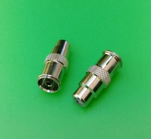 (10 PZ) Connettore IEC Femmina a RCA Femmina - Venditore USA - Foto 1 di 2