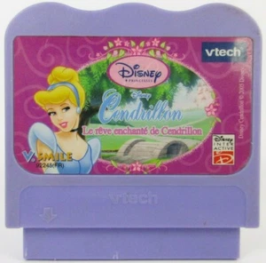 Jeu V Smile VTech Disney Princesses Cendrillon Le Rêve Enchanté de Cendrillon Fr - Imagen 1 de 2