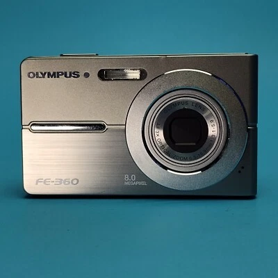 Olympus FE FE-360 8.0MP Digital Camera - Silver - Image 1 of 4