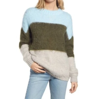 Suéter Pullover BP Gran Tamaño Cepillado Nuevo con Etiquetas Para Mujer Suéter Difuso Años 90 XS Foto 1 de 4