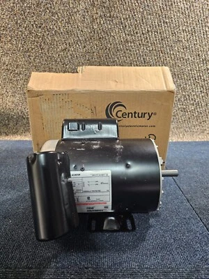 Century B385 Air Compressor Motor 5 HP 3450 Rpm 1 Phase 208-230 Volt 56 Frame - Image 1 of 4