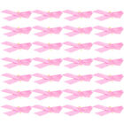 100 Pcs Decorative Fundraising Ribbon Delicate Pin Miss Bow Tie Detachable