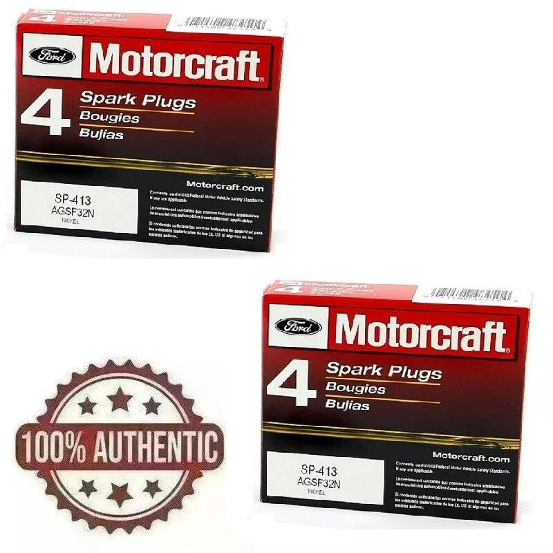 8 bujías Motorcraft para Ford F-150 4,6 L V8 SP413 (AGSF32N) Foto 1 de 2