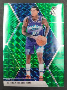 2019-20 PANINI MOSAIC GREEN PRIZM - JORDAN CLARKSON #197 UTAH JAZZ
