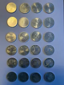 24 x 10 DM Olympiade 1972 komplett, ansehen, Schnäppchen !!! - Bild 1 von 2