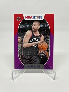 2020-21 Panini NBA Hoops Marc Gasol Purple Parallel - Toronto Raptors, #125 - Picture 1 of 2