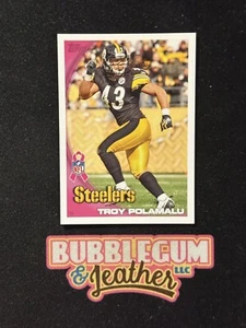 2010 Breast Cancer Awareness A Crucial Catch Topps Troy Polamalu #99 - Picture 1 of 2
