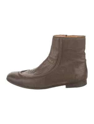 Botas Gucci Para Hombre Cuero Marrón De Colección Talla 9 *RARAS* Foto 1 de 4