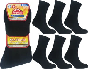 Mens Pro-Hike Non Elastic Cotton Rich Thermal Wider Top Socks (lot) UK 6-11 - Picture 1 of 1
