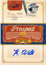 2011 Prime Cuts Prospect Signatures Baseball Card #KW Keenyn Walker /299