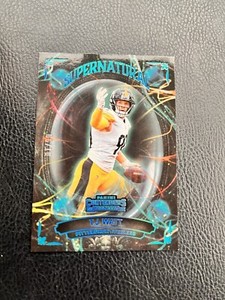 2022 Panini Contenders TJ Watt Supernatural PLATINUM Parallel SSP #/10 Steelers!