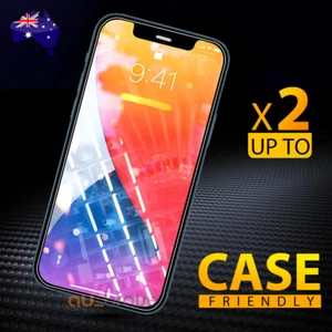 Tempered Glass Screen Protector For iPhone 16 15 14 13 12 11 Pro XS Max XR Plus - Picture 1 of 49