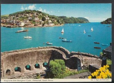 Devon Postcard - Kingswear From Bearsgrove Castle, Dartmouth  T1222 - Image 1 of 2