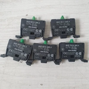 5 X Allen Bradley 800F-BX10 Ser A Contact 10 Amp - S60 - Picture 1 of 7