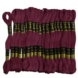 Anchor Thread Embroidery Stitch Dark Pink Cotton Crochet Needlepoint, 25 Pcs - Picture 1 of 5