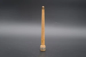 Antiguo carrete textil de madera pluma bobina * - Imagen 1 de 10