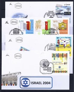 JUEGO COMPLETO DE 23 SELLOS ISRAEL 2004 AÑO COMPLETO DE 23 FDC en muy buen estado - Imagen 1 de 5