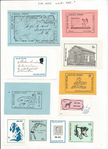 united states selection of bow wow local postage stamps - Picture 1 of 1