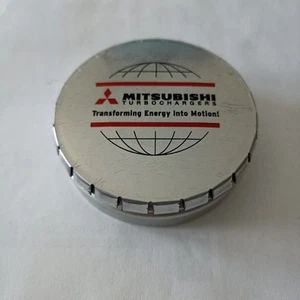 Mintdose Blech "Mitsubishi" rund mit Klickdeckel Ø ca. 7,50 cm Höhe ca. 2,30 cm - Bild 1 von 3