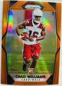Panini Prizm Rookies Orange Prizm 2017/275 Chad Williams #293 Rookie RC - Imagen 1 de 2