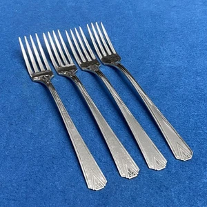 Deauville von Community Versilbert 4er Set Kühlergrill/Viande Gabeln 7 1/2" - Bild 1 von 1