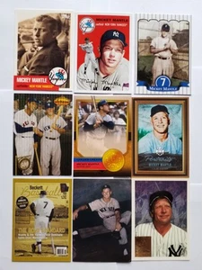 Mickey Mantle lot, 18 cards - New York Yankees HOF Mostly Topps Nice - Picture 1 of 2