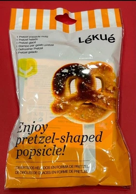 Силиконовая форма для мороженого в форме кренделя Lekue без бисфенола штабелируемая новая нераспакованная - Изображение 1 из 4