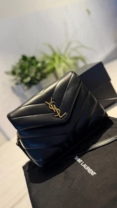 Saint Laurent YSL Crossbody Leder Schwarz, inkl. Original-Rechnung– Top Zustand - Bild 1 von 4