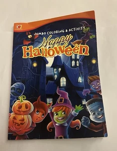New Halloween Jumbo Coloring & Activity Book Happy Halloween Landoll - Picture 1 of 7