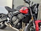 2025 Triumph Trident 660 Diablo Red/Sapphire Black 