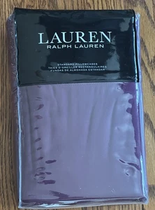 Ralph Lauren Set di 2 federe standard, uva Concord (viola), nuove in confezione. - Foto 1 di 3