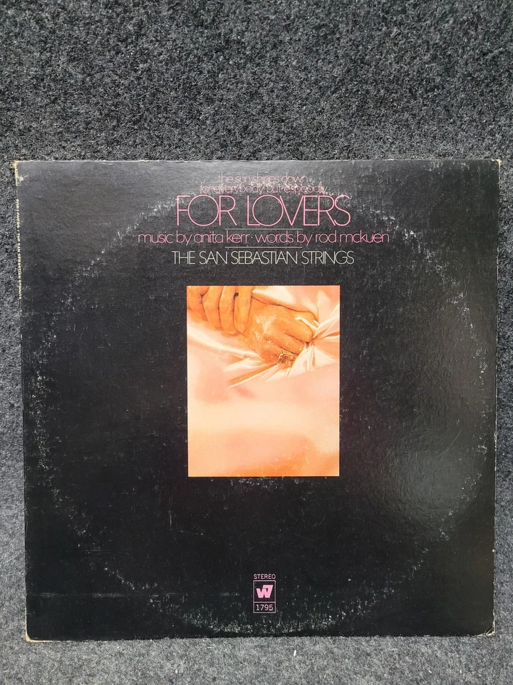 Vintage San Sebastian Strings For Lovers Vinyl LP Rod McKuen Anita Kerr WS 1795 Foto 1 de 4