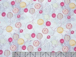 Hullabaloo Ballons Light Aqua Fabric - Picture 1 of 1
