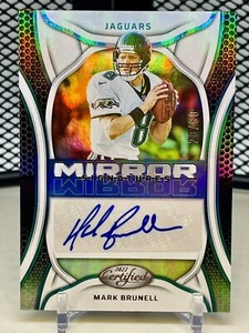 MARK BRUNELL AUTO SP #d 20/50 MIRROR SIGNATURES 2022 PANINI CERTIFIED FOOTBALL
