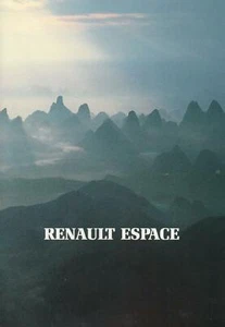 Renault Espace Prospekt 1991 (A-0189) - Bild 1 von 2