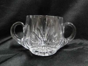 Clear w/ Cut Sunbursts: Open Sugar Bowl, 2 3/4" Tall -- CR#040 - Picture 1 of 5