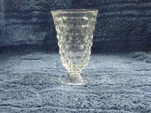 Fostoria American Footed Tumbler Glasses Ice Tea Water  Milk Drinks - Picture 1 of 8
